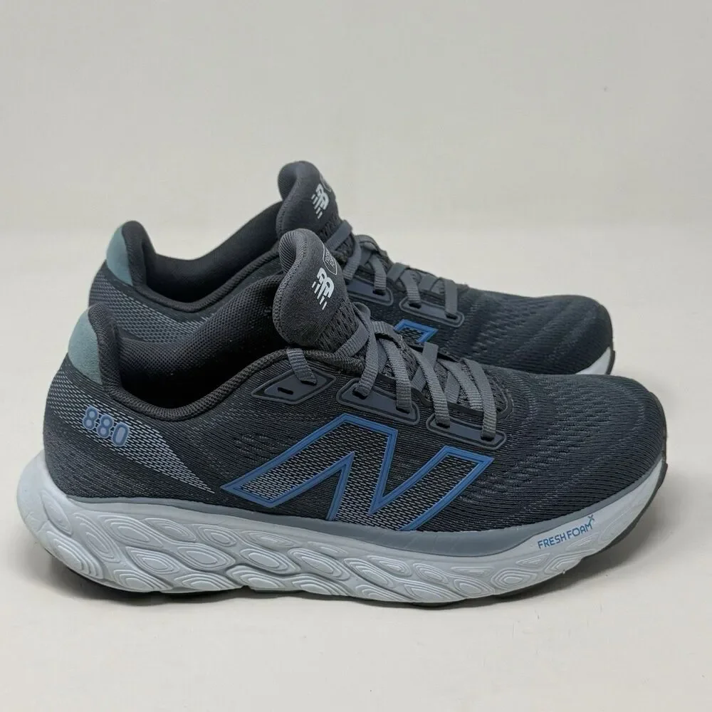 New Balance Fresh Foam 880v14 Sneakers Womens 8 M Gray Quarry Blue Running Shoes